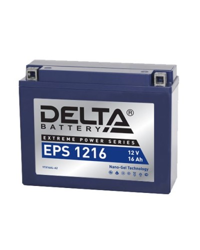 Delta EPS 1216. Аккумулятор герметичный свинцово-кислотный стартерный. Delta в Миассе