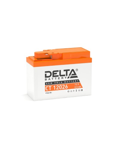 Delta CT 12026. Аккумулятор герметичный свинцово-кислотный стартерный. Delta в Миассе