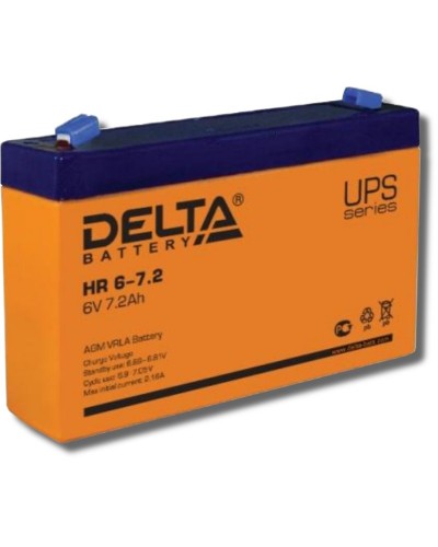 Delta HR 6-7.2. Аккумулятор герметичный свинцово-кислотный. Delta в Миассе