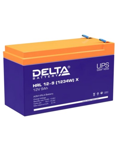 Delta HRL 12-9 X (1234W). Аккумулятор герметичный свинцово-кислотный. Delta в Миассе