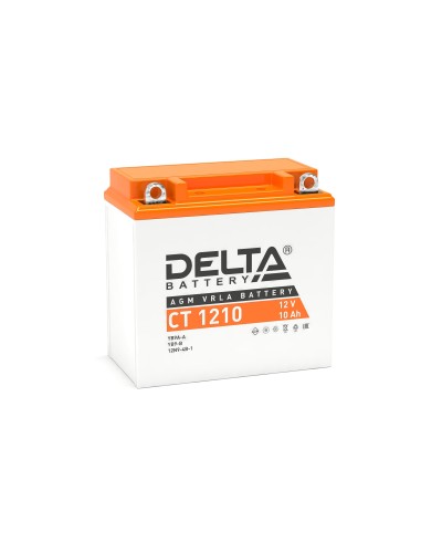 Delta CT 1210. Аккумулятор герметичный свинцово-кислотный стартерный. Delta в Миассе