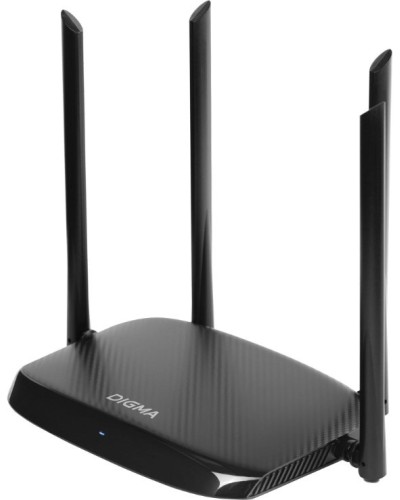 DWR-AC1202 AC1200 10/100/1000BASE-TX черный. Роутер беспроводной. Digma в Миассе
