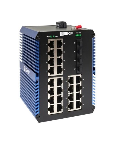 TSX-U-4GX/SFP-24GTP. Промышленный неуправляемый коммутатор. EKF в Миассе