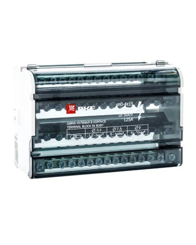Шина нулевая в корпусе 4х15 (sn0-4х15). Шина нулевая в корпусе. EKF в Миассе