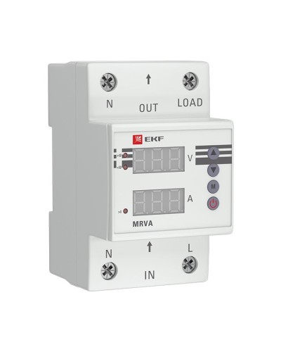MRVA 40A PROxima (MRVA-40A). Реле напряжения и тока с дисплеем. EKF в Миассе