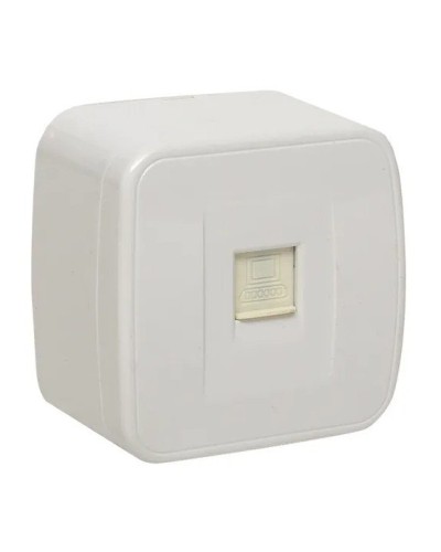 Минск Розетка RJ-45 1-местная ОП 1А (EGK01-035-10). Розетка RJ-45 1-местная ОП 1А. EKF в Миассе