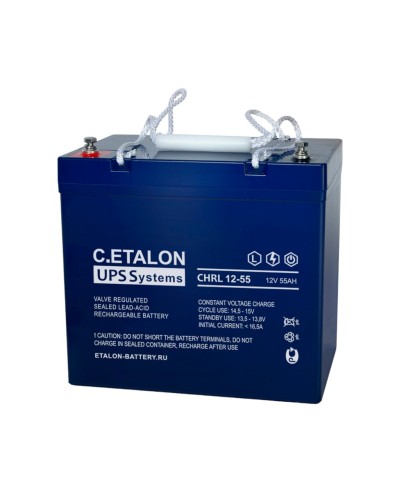 C.ETALON CHRL 12-55. Аккумулятор герметичный свинцово-кислотный. ETALON в Миассе