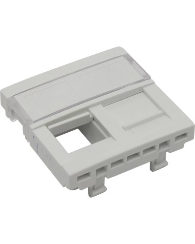 Вставка для 2-х модулей под RJ-45 кат.5e UTP, белая (45971 SBR): Вставка для 2-х модулей в Миассе
