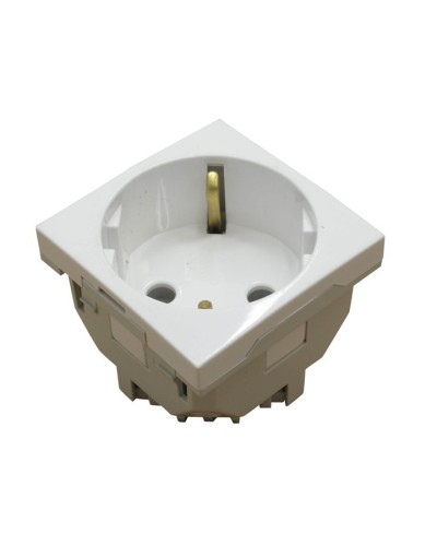 Розетка 2к+З (45х45), белая (45131 SBR): Розетка 2к+З в Миассе