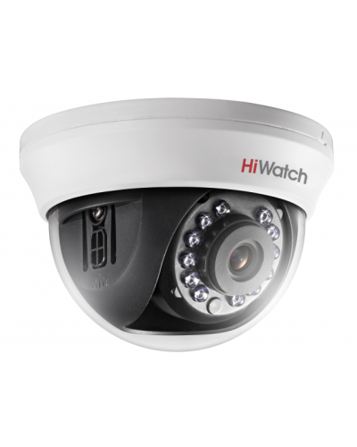 DS-T591(C) (2.8 mm). Бюджетная видеокамера мультиформатная купольная. HiWatch в Миассе