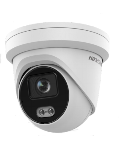 DS-2CD2327G2-LU(2.8mm). Профессиональная видеокамера IP купольная. Hikvision в Миассе