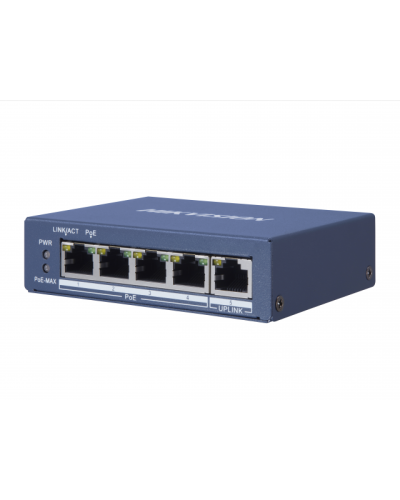 DS-3E0505P-E/M. Коммутатор с питанием POE. Hikvision в Миассе