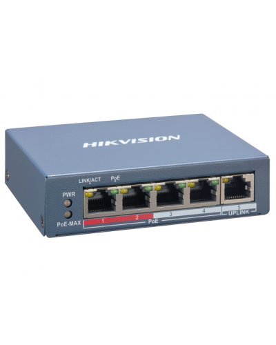 DS-3E1105P-EI. Коммутатор с POE. Hikvision в Миассе