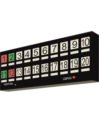MP-730W2. Табло отображения. Hostcall в Миассе