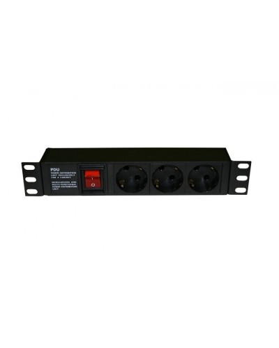 SHE10-3SH-S-IEC. Блок розеток 10. Hyperline в Миассе