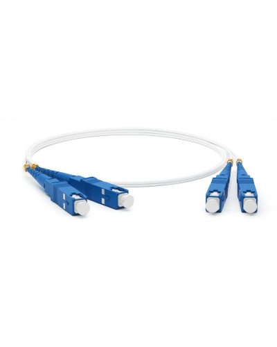 FC-D2-9A1-SC/UR-SC/UR-H-1M-LSZH-WH. Патч-корд волоконно-оптический SC-SC. Hyperline в Миассе