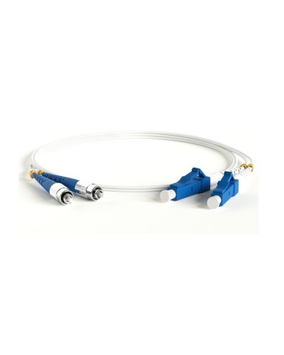 FC-D2-9A1-FC/UR-LC/UR-H-1M-LSZH-WH. Патч-корд волоконно-оптический FC-LC. Hyperline в Миассе