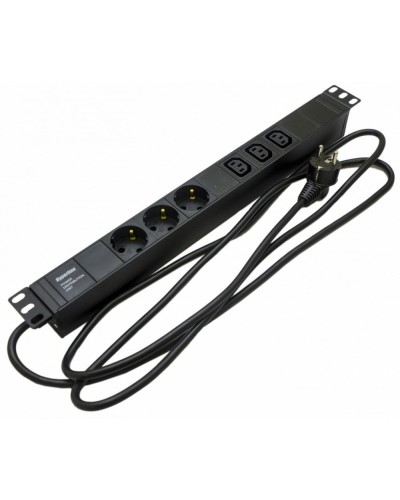 SHE19-3SH-3IEC-2.5EU. Блок розеток 19. Hyperline в Миассе