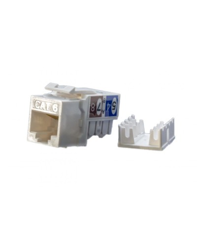 KJ9-8P8C-C6-90-WH. Вставка Keystone Jack RJ-45. Hyperline в Миассе