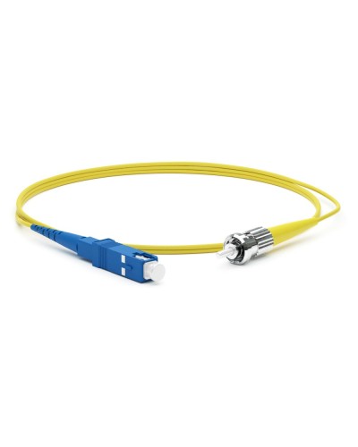 FC-S2-9-SC/UR-ST/UR-H-1M-LSZH-YL. Патч-корд волоконно-оптический одномодовый. Hyperline в Миассе