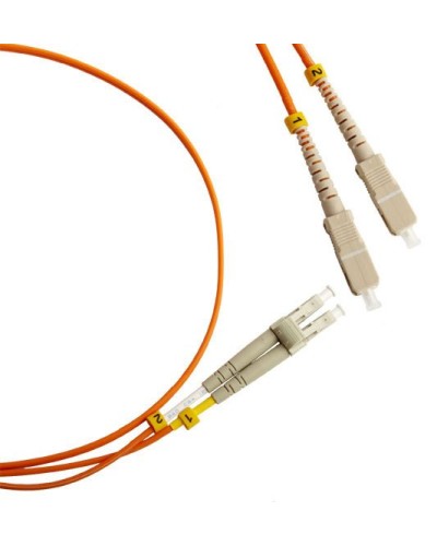 FC-D2-50-LC/PR-SC/PR-H-3M-LSZH-OR. Патч-корд волоконно-оптический LC-SC. Hyperline в Миассе