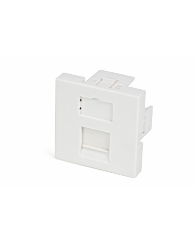 SIP2-1K-M45-45. Вставка 45х45 для 1 модуля формата Keystone Jack, со шторкой. Hyperline в Миассе