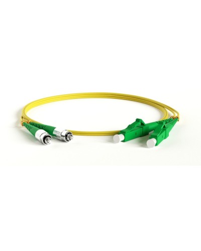 FC-D2-9-FC/AR-LC/AR-H-1M-LSZH-YL. Патч-корд волоконно-оптический FC-LC. Hyperline в Миассе