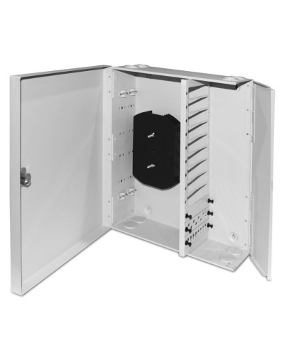 FO-WBX-12xSLT-W140H42-96UN-GY. Кросс оптический настенный. Hyperline в Миассе