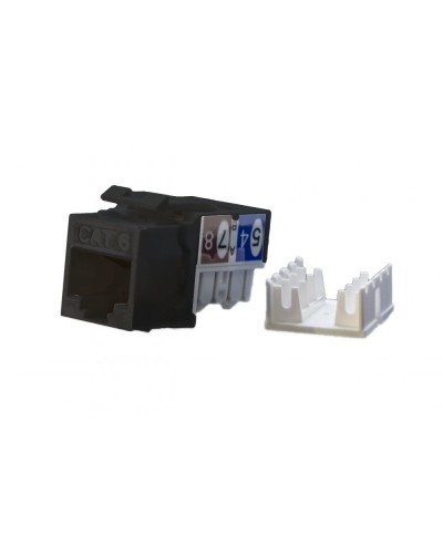 KJ9-8P8C-C6-90-BK. Вставка Keystone Jack RJ-45. Hyperline в Миассе