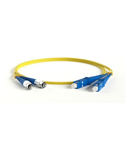 FC-D2-9-FC/UR-SC/UR-H-2M-LSZH-YL. Патч-корд волоконно-оптический SC-FC. Hyperline в Миассе