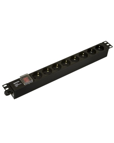 SHE19-8SH-S-CB. Блок розеток 19. Hyperline в Миассе
