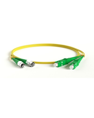 FC-D2-9-FC/AR-SC/AR-H-1M-LSZH-YL. Патч-корд волоконно-оптический SC-FC. Hyperline в Миассе