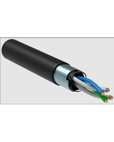 GENERICA F/UTP 5E 24AWG 2PR LDPE 1м черный 305м (BC3-C5E02-339-305-R-G). Кабель «витая пара» (LAN) для структурированных систем связи. IEK в Миассе