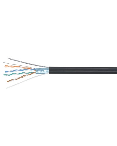 GENERICA F/UTP кат. 5E 100МГц 4 пары LDPE OUTDOOR трос 1,2мм черный (BC3-C5E04-359-305-G). Кабель «витая пара» (LAN) для структурированных систем связи. IEK в Миассе