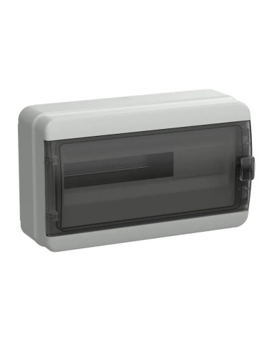 Корпус пластиковый КМПн-18 IP65 TEKFOR (TF5-KP72-N-18-65-K03-K02). Корпус модульный пластиковый черная прозрачная дверь. IEK в Миассе