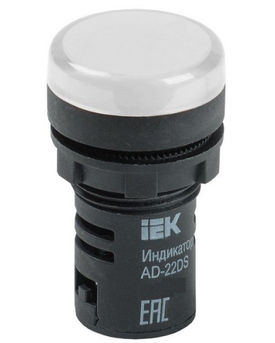 Лампа AD22DS (LED) матрица D22 мм 230В белый (BLS10-ADDS-230-K01). Светосигнальный индикатор. IEK в Миассе