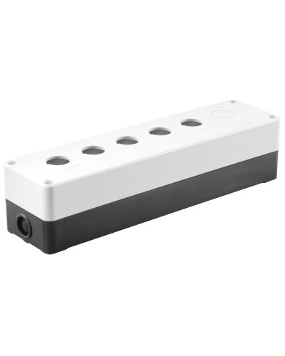 Корпус КП105(6) для кнопок 5(6) мест белый (BKP10-6-K01). Корпус для кнопочных постов. IEK в Миассе