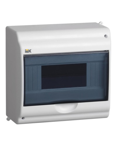 Корпус пластиковый КМПн 2/9-1 IP31 белый KREPTA 3 (MKP42-N-09-31-01). Щиток модульный с прозрачной дверцей, настенный. IEK в Миассе