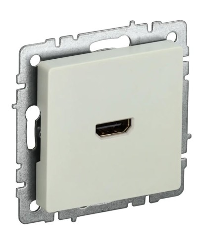 Розетка HDMI РHDMI-0-БрКр бежевый BRITE (BR-H10-K10). Розетка HDMI. IEK в Миассе