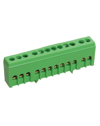 Шина PE земля ШНИ-6х9-10-К-З (YNN10-69-10KD-K06). Шина в корпусном изоляторе на DIN-рейку. IEK в Миассе