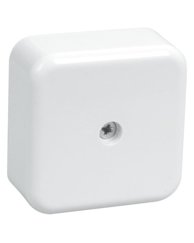 Коробка распаячная КМ41206-01 50х50х20 открытой проводки (4 клеммы 3 мм²) белая (UKO10-050-050-020-K01). Коробка распаячная безгалогенная (HF). IEK в Миассе