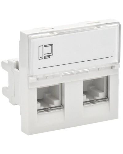 Розетка RJ45 кат.6 PRIMER РКИ-22-00-П-6 белый IEK (PR-KK40D-RI-0-2-2C06U-K01). Розетка RJ-45. IEK в Миассе