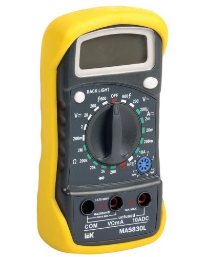 Мультиметр цифровой Master MAS830L (TMD-3L-830). Мультиметр цифровой. IEK в Миассе