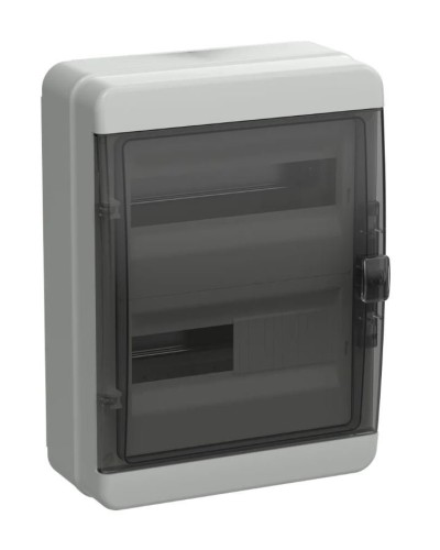 Корпус пластиковый КМПн-24 IP65 TEKFOR (TF5-KP72-N-24-65-K03-K02). Корпус модульный пластиковый черная прозрачная дверь. IEK в Миассе