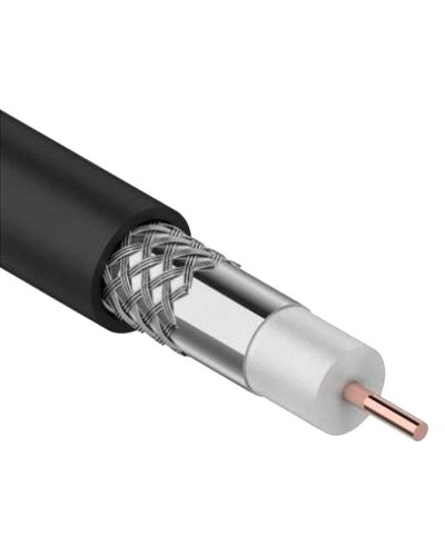 GENERICA RG11 CCS 75Ом FPE PVC черный (CC1-R1F1-119-300-G). Кабель коаксиальный омедненный. IEK в Миассе