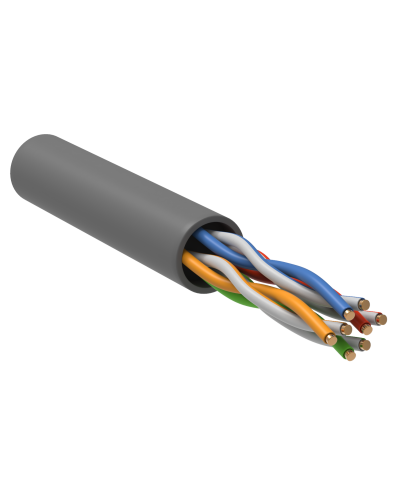 GENERICA U/UTP кат.5E 24AWG 4 пары LSZH серый (BC1-C5E04-121-305-R-G). Кабель «витая пара» (LAN) для структурированных систем связи. IEK в Миассе