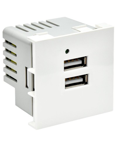 Розетка USB A+A 4,2А PRIMER РКЮ-23-40-П белый IEK PR-KK40D-RU-0-2-AA-K01). Розетка USB. IEK в Миассе