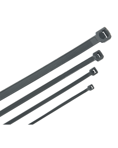 HKB-W48-L200 (100 шт). Хомут кабельный ХКн 4,8х200мм нейлон черный. ITK в Миассе