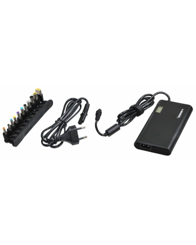 Блок питания Ippon SD90U автоматический 90W 15V-19.5V 11-connectors 4.5A 1xUSB 2.1A, LCD индикатор (705053). Блок питания. Ippon в Миассе