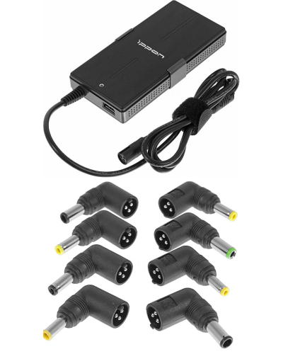 Блок питания Ippon S65U автоматический 65W 15V-19.5V 11-connectors 3.5A 1xUSB 2.1A, LED индикатор (651781). Блок питания. Ippon в Миассе